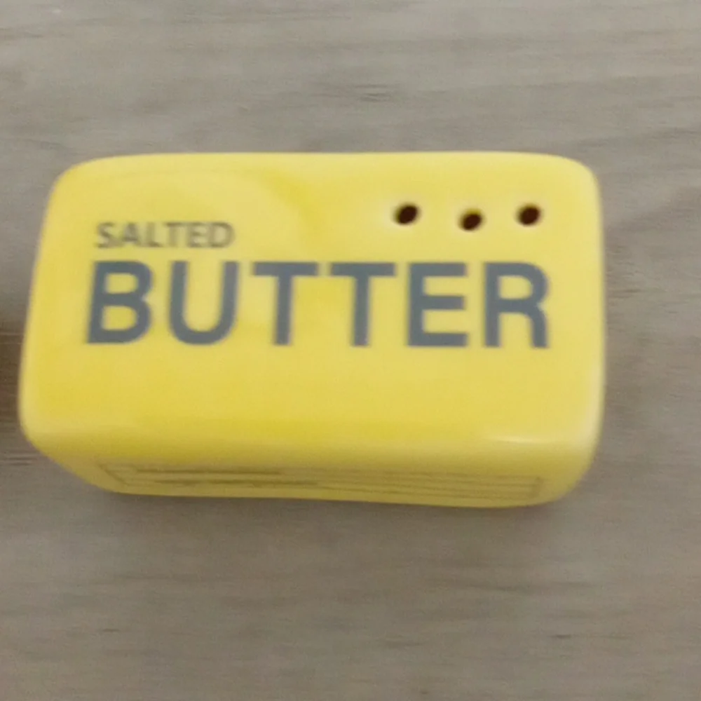Farm Fresh Eggs and Salted Butter Stick Salt & Pepper Set